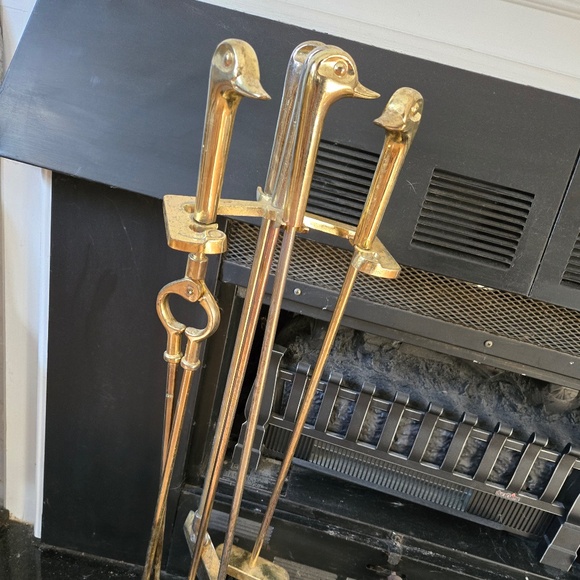 Duckhead fireplace set - Picture 1 of 7